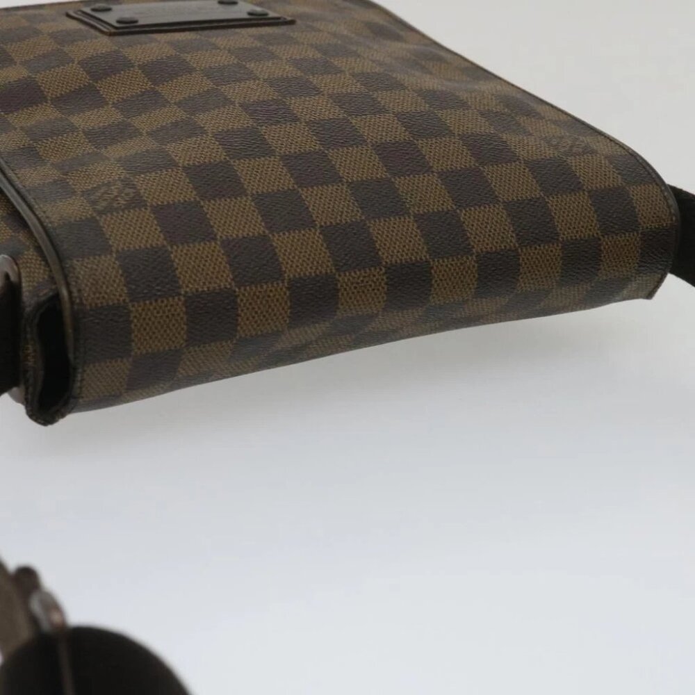 LOUIS VUITTON Damier Ebene Brooklyn PM Shoulder Bag N51210 LV Auth 34722 - Picture 7 of 12